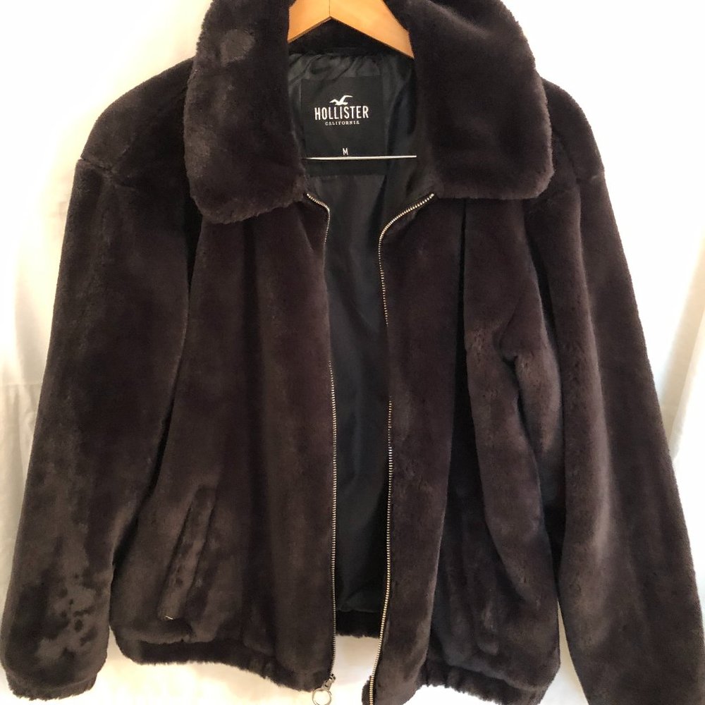 Hollister Faux Fur Jacket